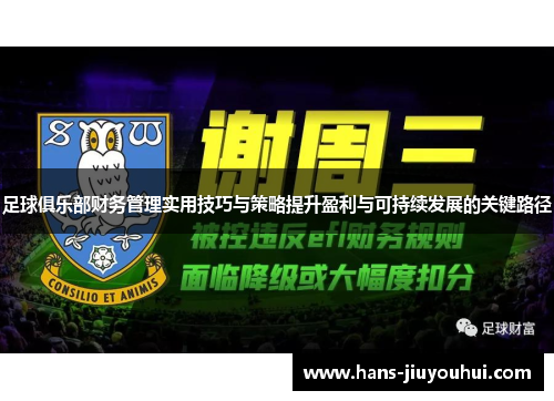 足球俱乐部财务管理实用技巧与策略提升盈利与可持续发展的关键路径